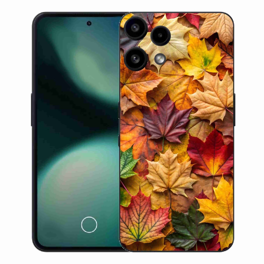 Zselés borítás mmCase a Nothing Phone (3a) Lite készülékhez - juharlevelek 2