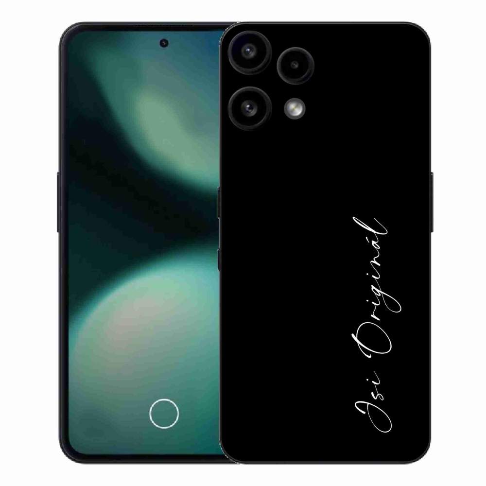 Gél borító mmCase a Semmi telefon (3a) Lite - te vagy az eredeti fekete háttérrel