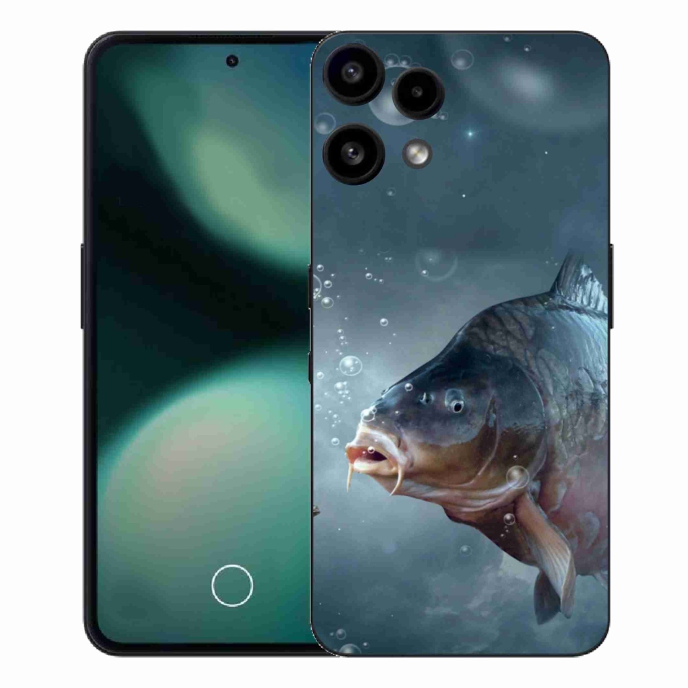 Zselés borítás mmCase a Nothing Phone (3a) Lite készülékhez - ponty és buborékok