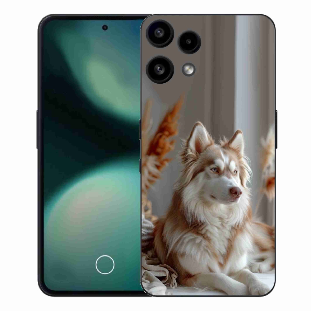Zselés borítás mmCase a Nothing Phone (3a) Lite készülékhez - csendes szibériai husky