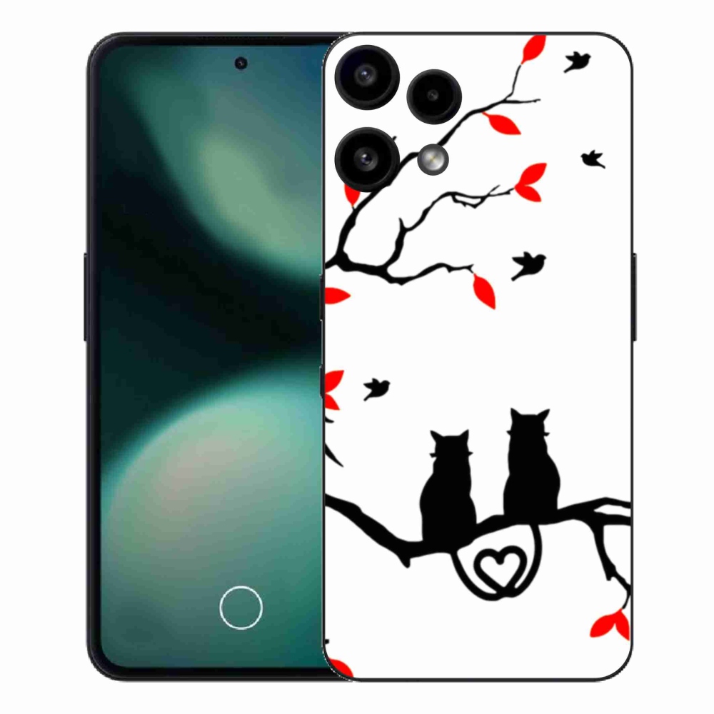 Zselés borítás mmCase a Nothing Phone (3a) Lite telefonhoz - macskaszerelem