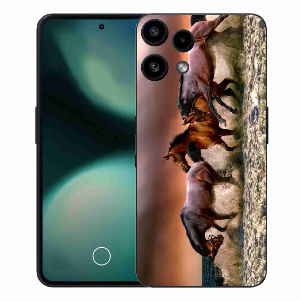 Zselés borítás mmCase a Nothing Phone (3a) Lite készülékhez - lovak 1