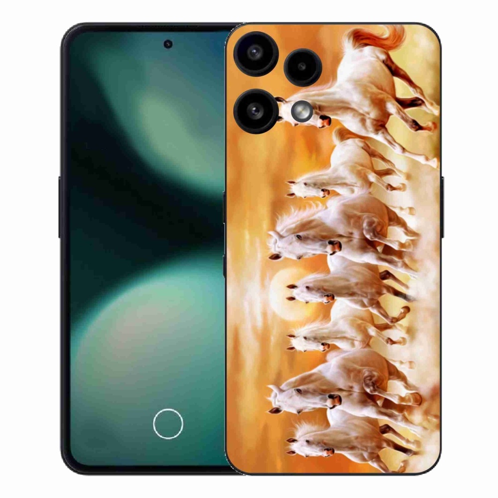 Zselés borítás mmCase a Nothing Phone (3a) Lite készülékhez - lovak 2