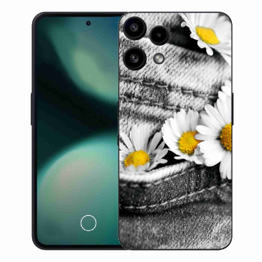 Zselés borító mmCase a Nothing Phone (3a) Lite készülékhez - margarétás