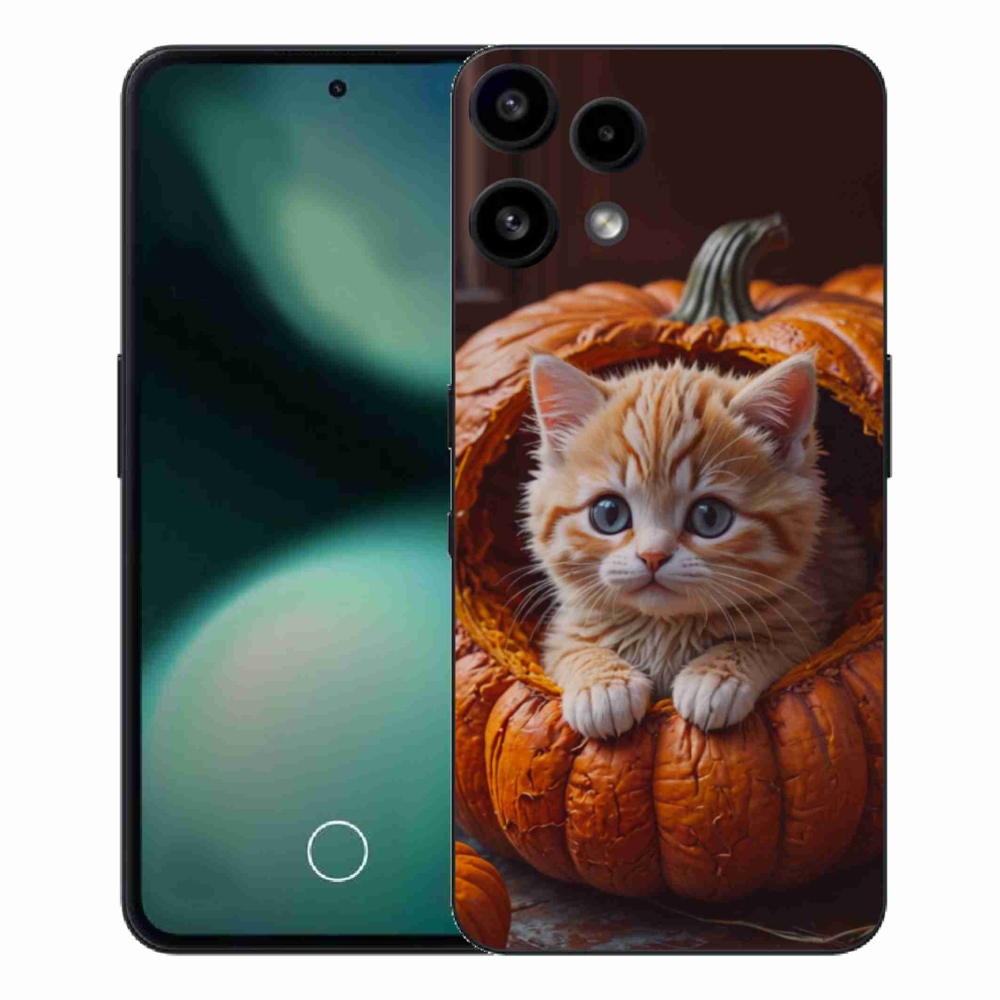 Zselés borítás mmCase a Nothing Phone (3a) Lite készülékhez - cica és tök 2