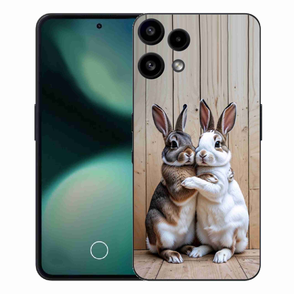 Zselés borítás mmCase a Nothing Phone (3a) Lite telefonhoz - nyúlpár