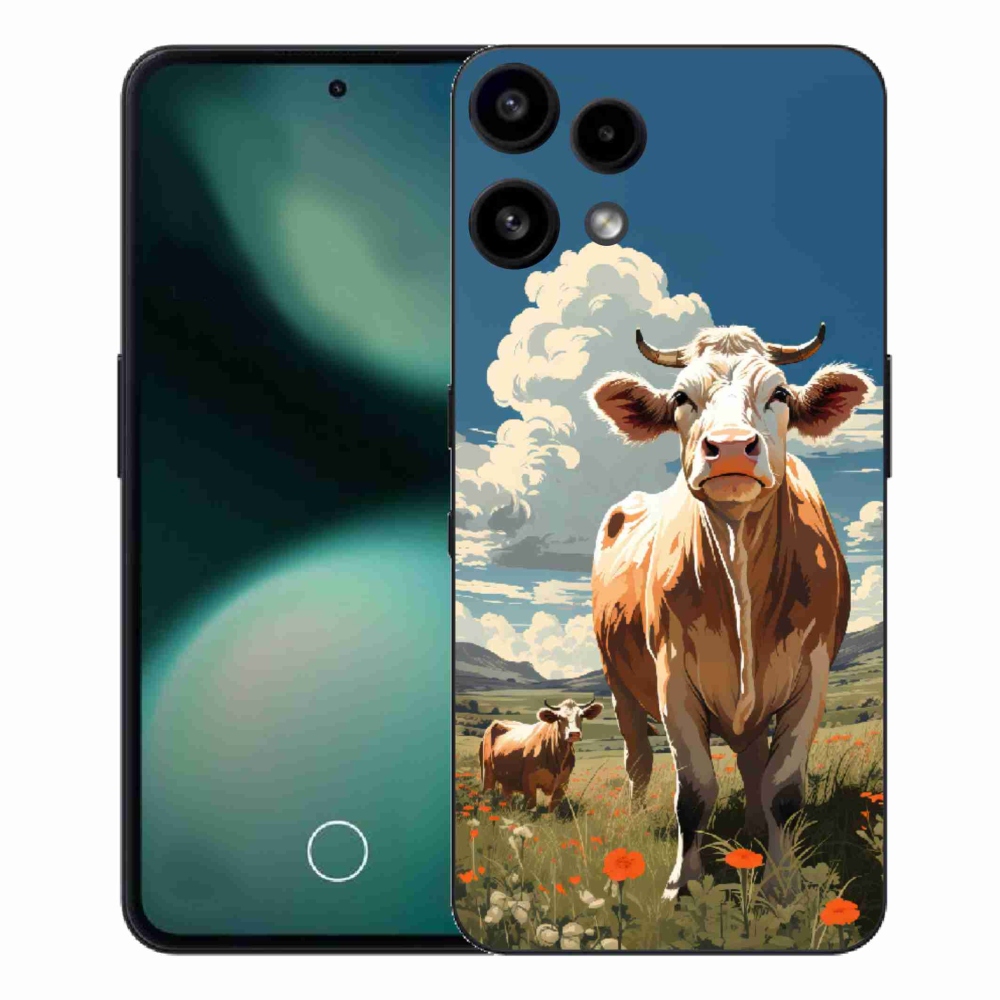 Zselés borítás mmCase a Nothing Phone (3a) Lite készülékhez - tehenek a réten