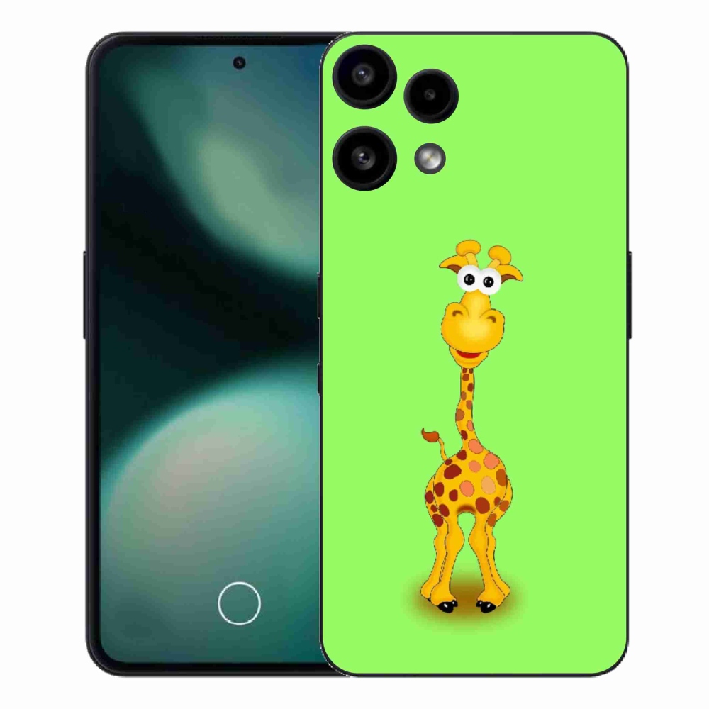 Zselés borító mmCase a Nothing Phone (3a) Lite készülékhez - rajzfilm zsiráf