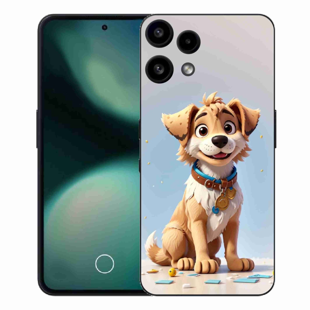 Zselés borítás mmCase a Nothing Phone (3a) Lite készülékhez - rajzfilm kiskutya