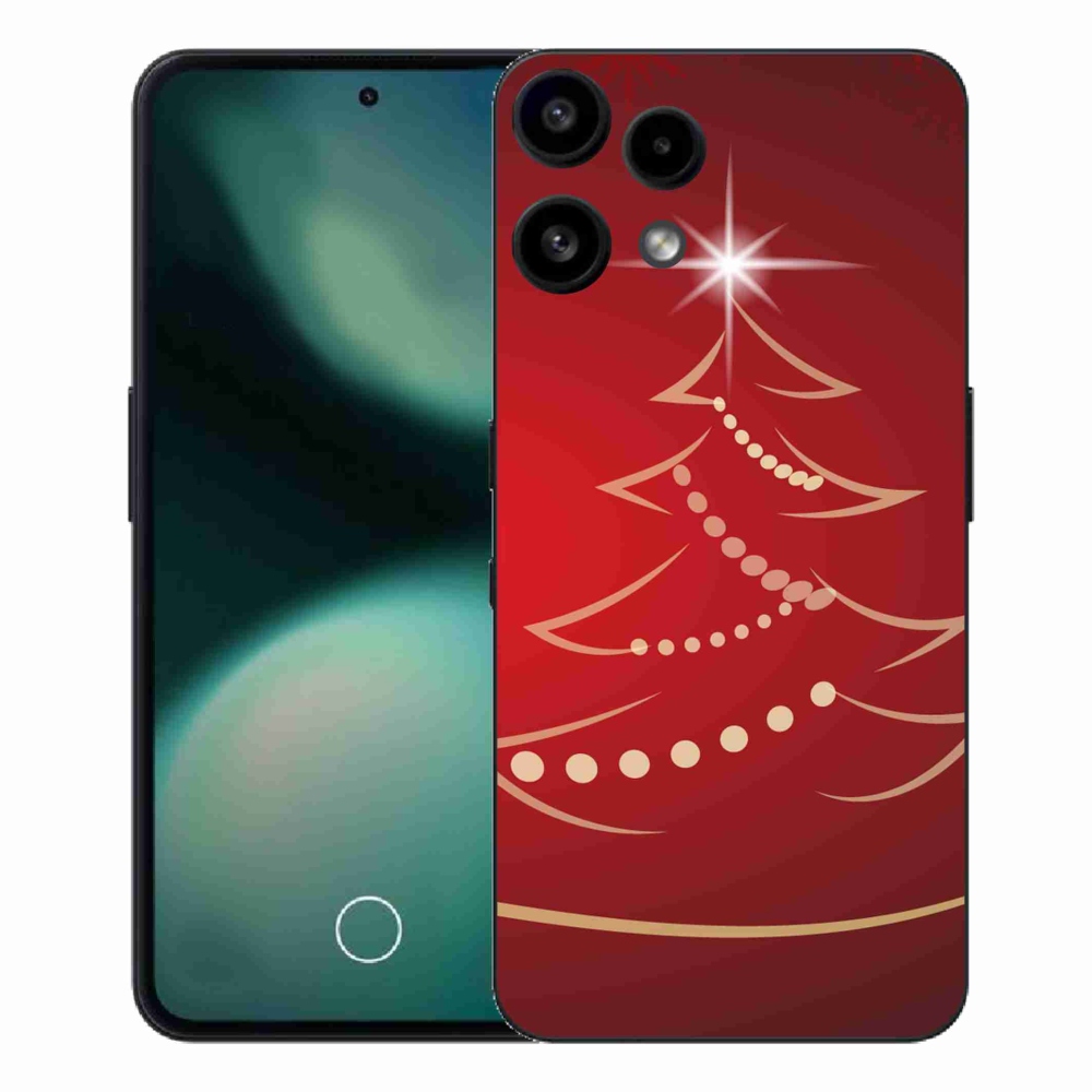 Zselés borító mmCase a Nothing Phone (3a) Lite telefonhoz - karácsonyfa karikatúra