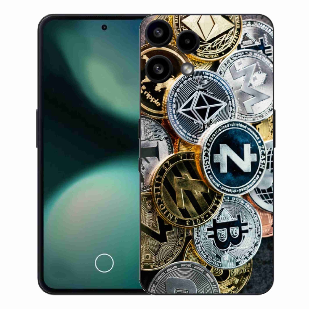 Zselés borítás mmCase a Nothing Phone (3a) Lite készülékhez - kriptovaluták