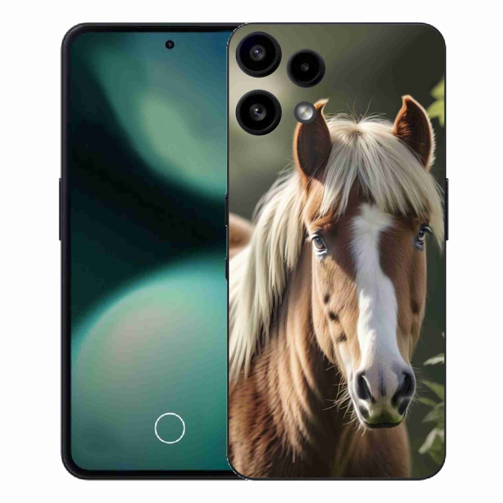 Zselés borítás mmCase a Nothing Phone (3a) Lite telefonhoz - ló világos sörénnyel