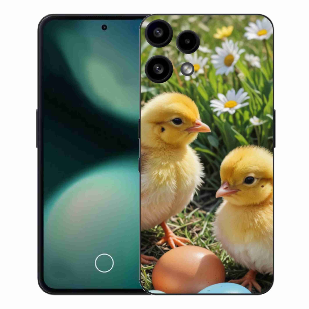 Zselés borítás mmCase a Nothing Phone (3a) Lite készülékhez - csibék