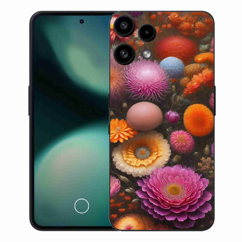 Zselés borító mmCase a Nothing Phone (3a) Lite készülékhez - virágos kompozíció