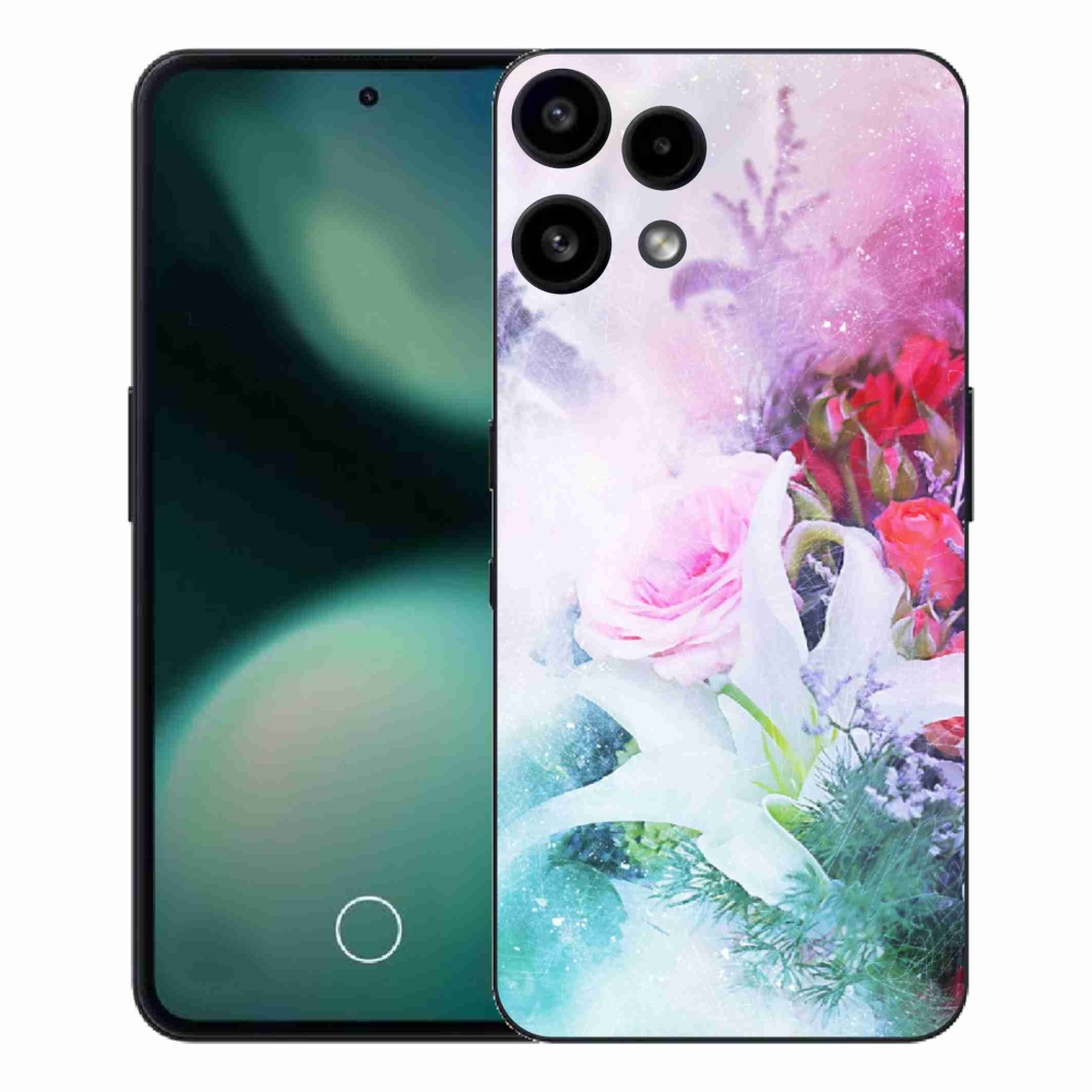 Zselés borító mmCase a Nothing Phone (3a) Lite készülékhez - virág 4