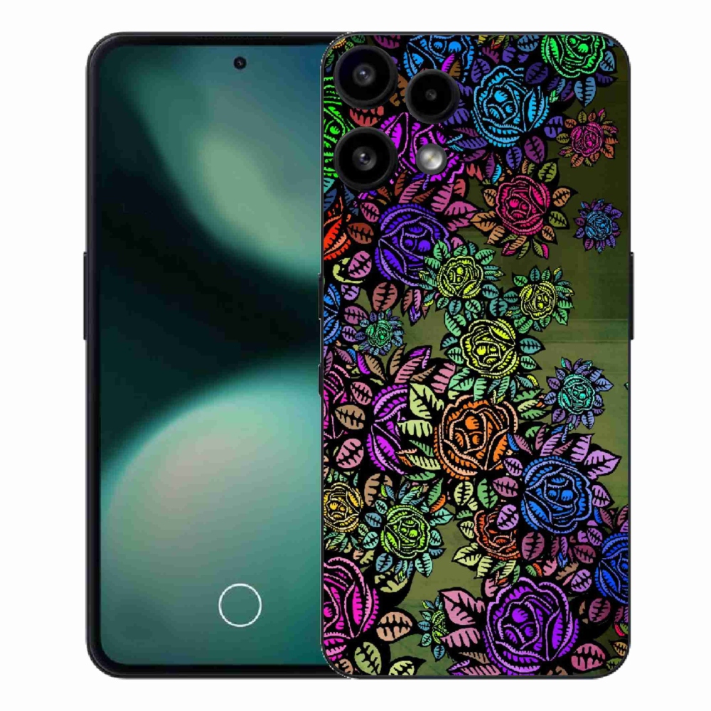 Zselés borító mmCase a Nothing Phone (3a) Lite készülékhez - virágok 6