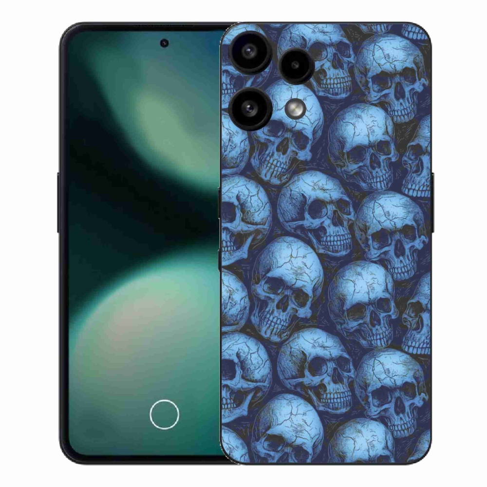 Zselés borítás mmCase a Nothing Phone (3a) Lite készülékhez - koponyák