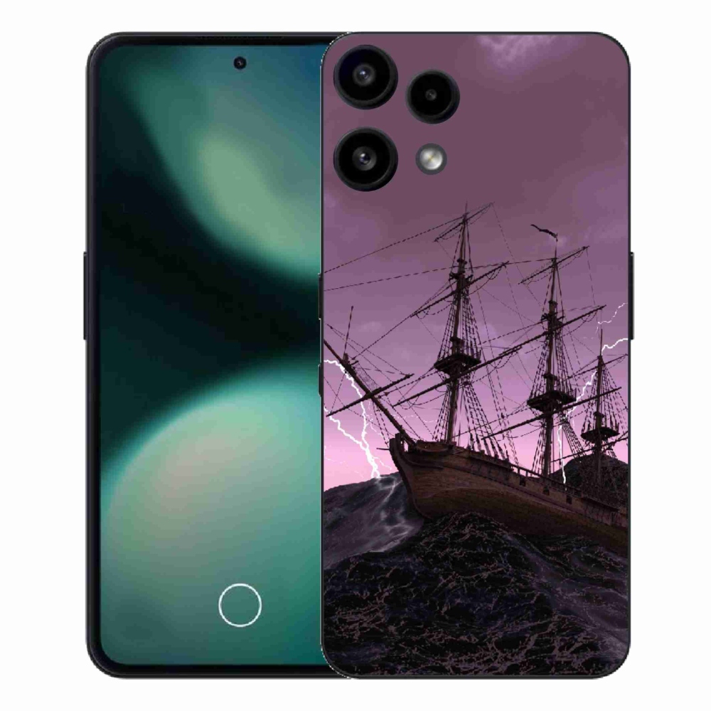 Zselés borítás mmCase a Nothing Phone (3a) Lite készülékhez - hajó a viharban