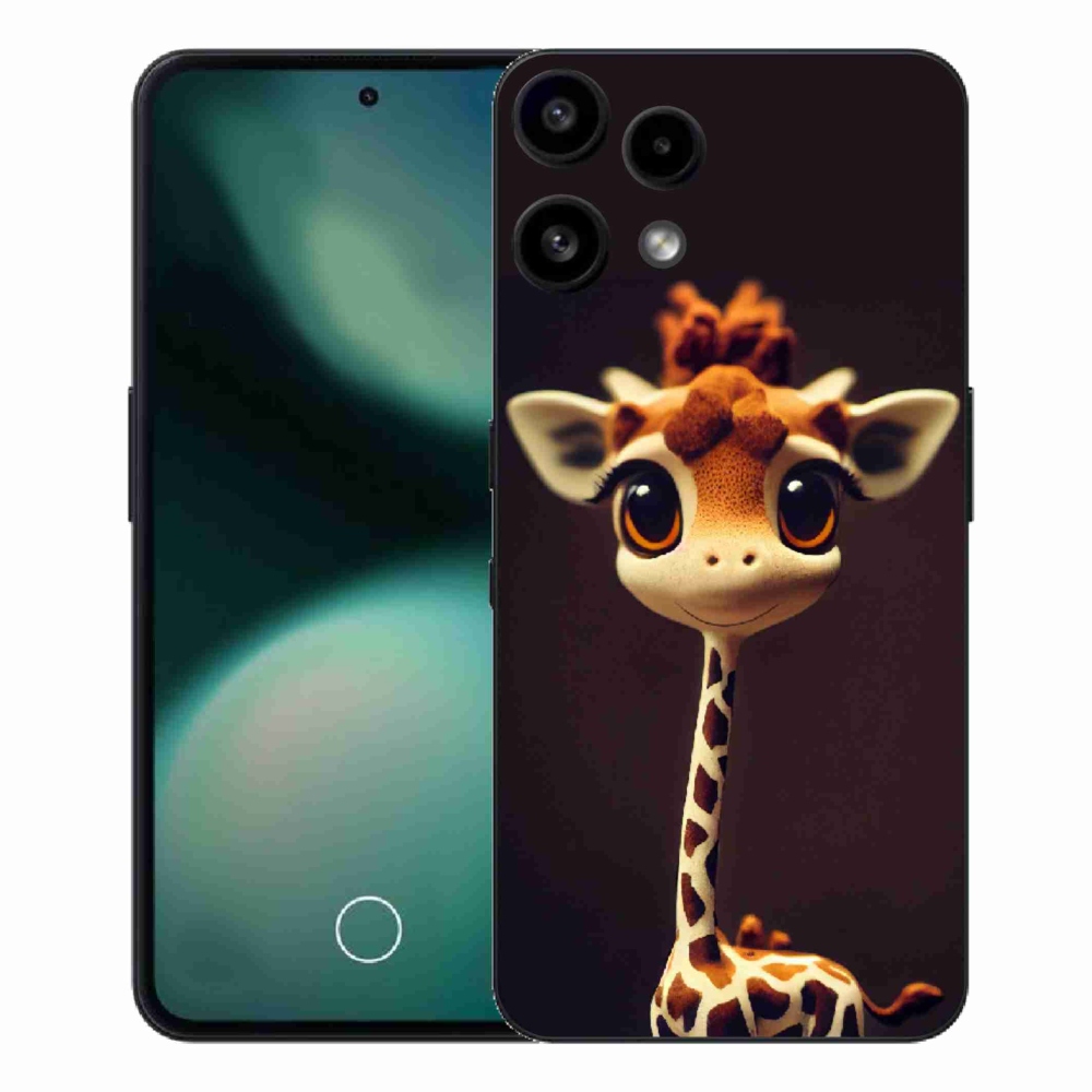 Zselés borítás mmCase a Nothing Phone (3a) Lite készülékhez - kis zsiráf
