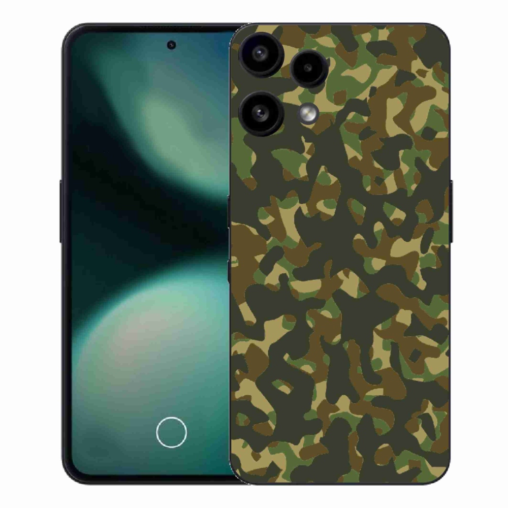 Zselés tok mmCase a Nothing Phone (3a) Lite készülékhez - terepszínű minta 1