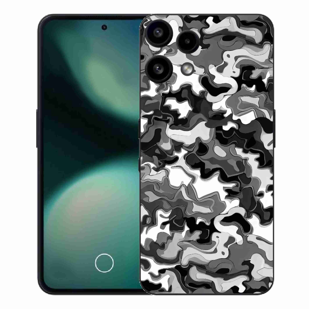 Zselés borítás mmCase a Nothing Phone (3a) Lite készülékhez - terepszínű minta 3