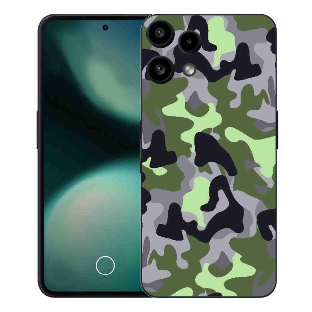Zselés borítás mmCase a Nothing Phone (3a) Lite készülékhez - terepszínű minta 7