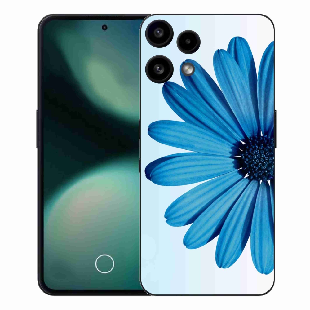 Zselés borítás mmCase a Nothing Phone (3a) Lite készülékhez - kék színű margaréta