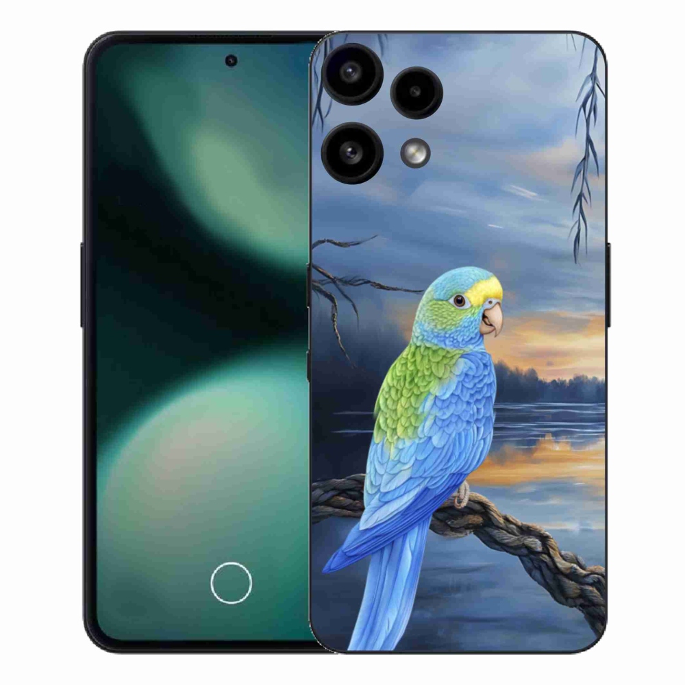 Zselés borítás mmCase a Nothing Phone (3a) Lite készülékhez - kék papagáj