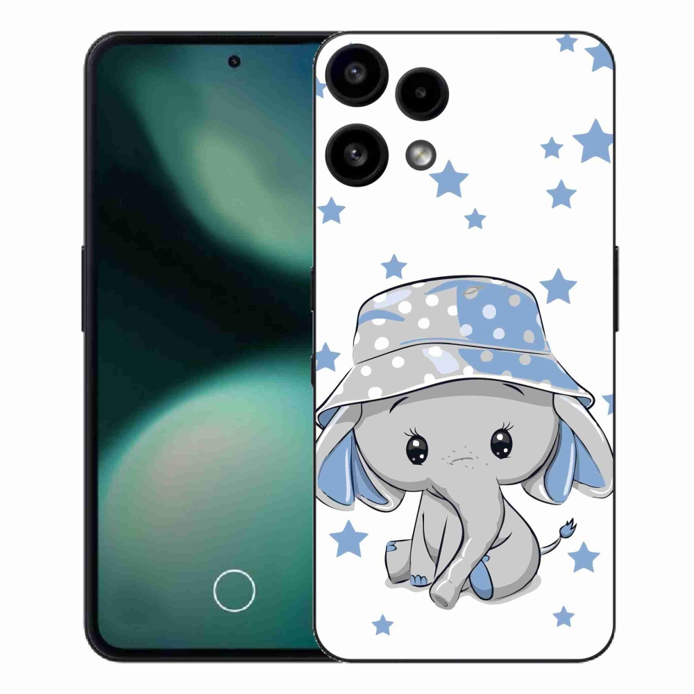 Zselés borítás mmCase a Nothing Phone (3a) Lite készülékhez - kék elefánt