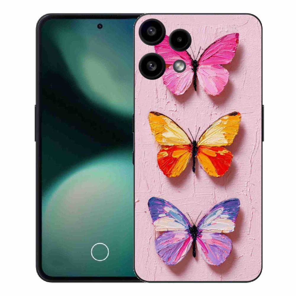 Zselés borító mmCase a Nothing Phone (3a) Lite készülékhez - pillangó szentháromság
