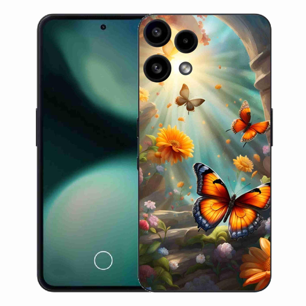 Zselés borítás mmCase a Nothing Phone (3a) Lite készülékhez - pillangókert 2