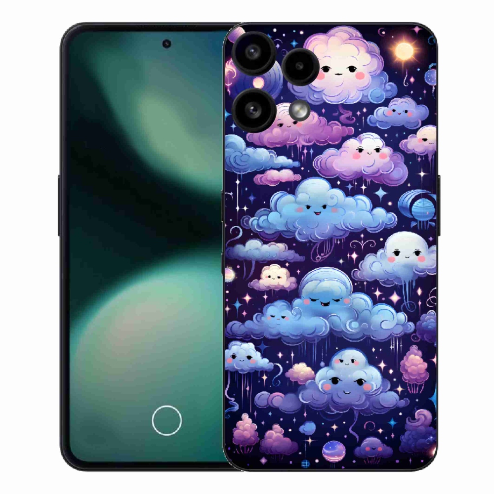 Zselés borítás mmCase a Nothing Phone (3a) Lite készülékhez - felhők