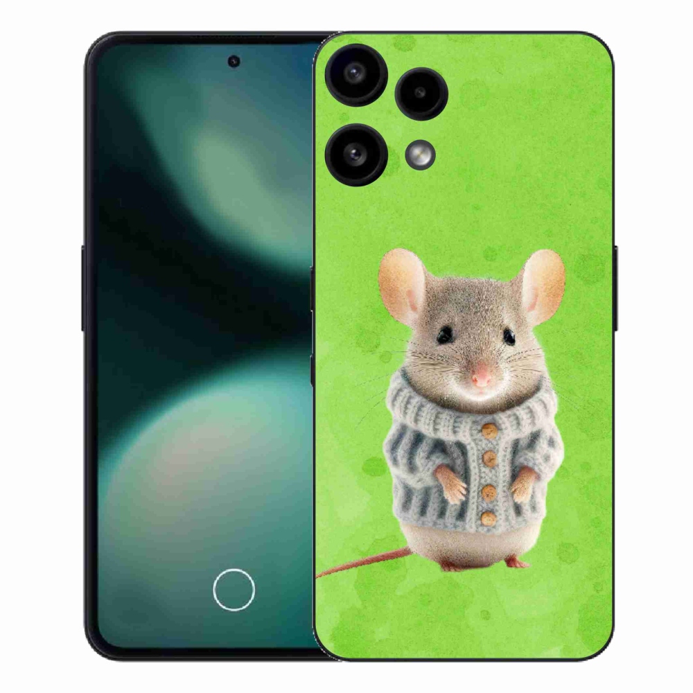 Zselés borítás mmCase a Nothing Phone (3a) Lite telefonhoz - egér pulóverben