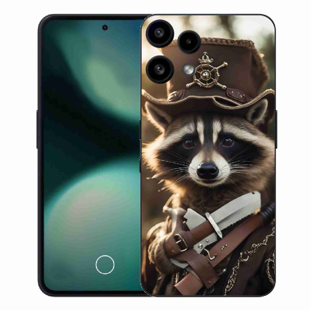 Zselés borító mmCase a Nothing Phone (3a) Lite készülékhez - mosómedve egyenruhában