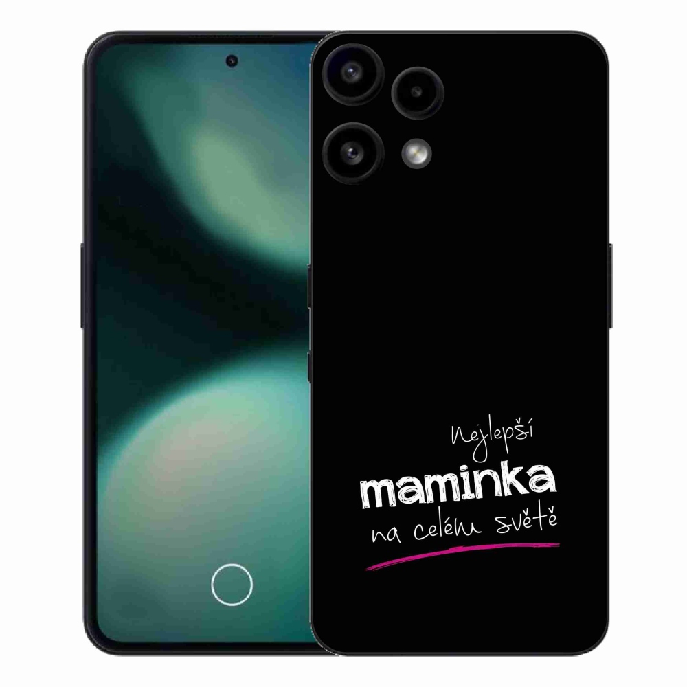 Gél borító mmCase a Nothing Phone (3a) Lite készülékhez - Best Mom 4 fekete háttérrel