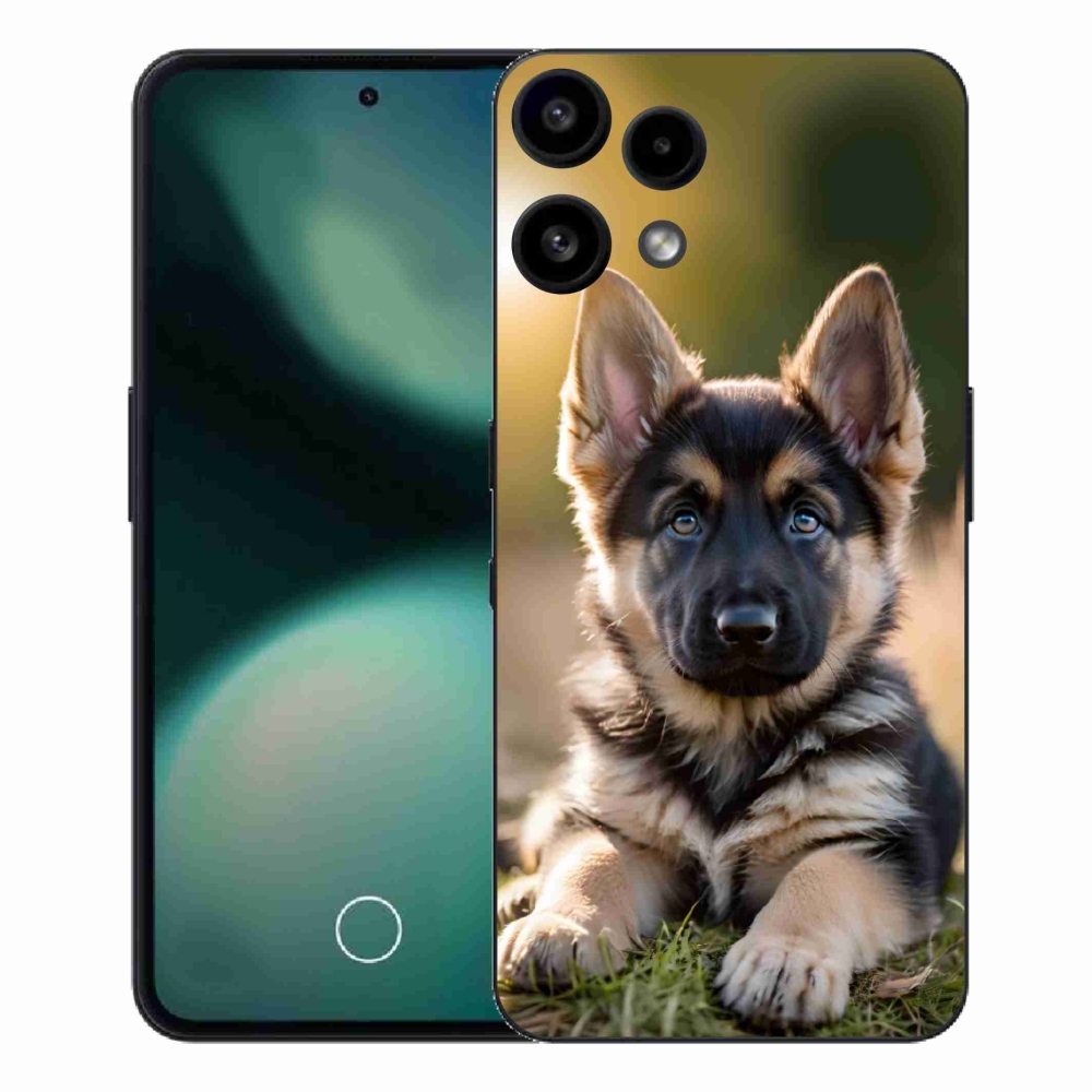 Zselés borítás mmCase a Nothing Phone (3a) Lite telefonhoz - Német juhászkutya a természetben