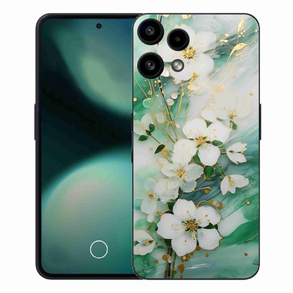 Zselés borító mmCase a Nothing Phone (3a) Lite készülékhez - finom virágok