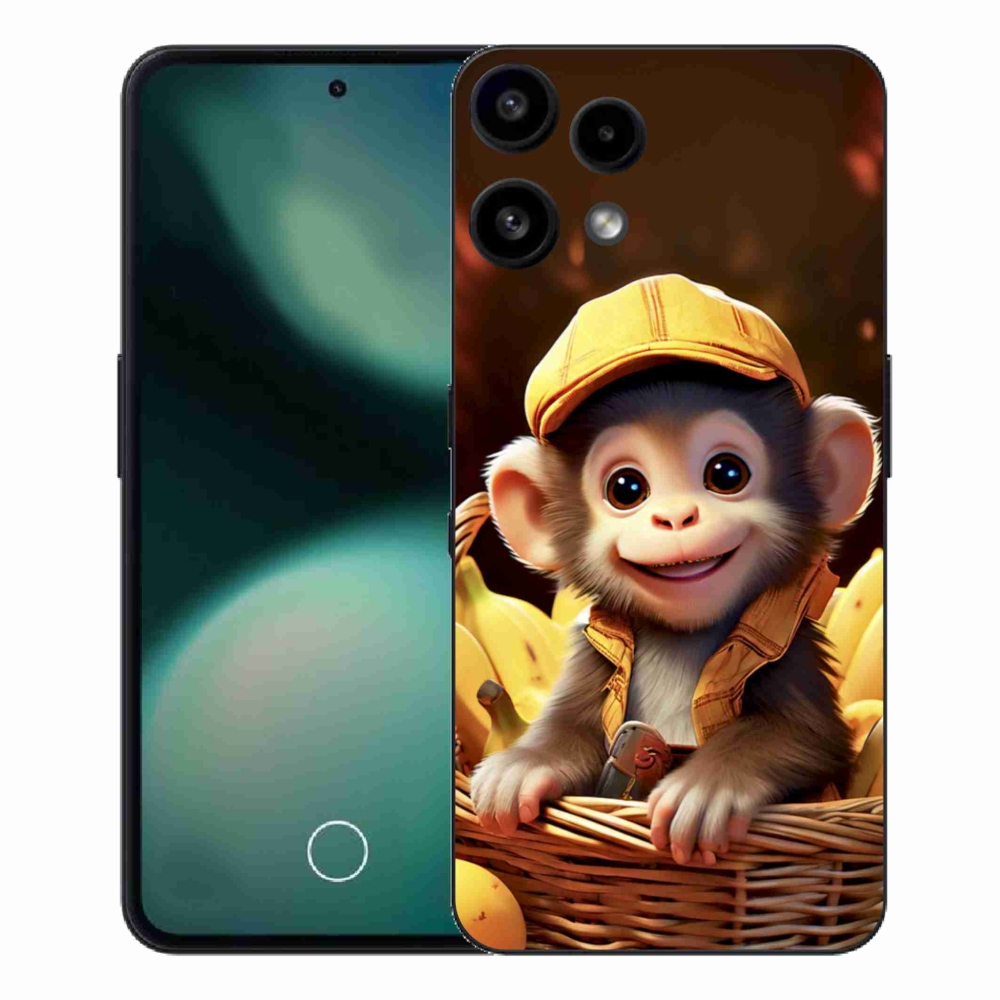 Zselés borítás mmCase a Nothing Phone (3a) Lite készülékhez - majom a kosárban
