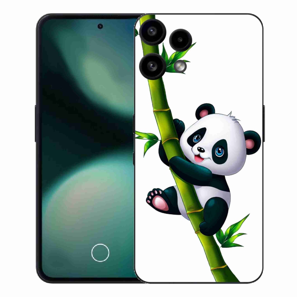 Zselés borítás mmCase a Nothing Phone (3a) Lite készülékhez - panda a bambuszon