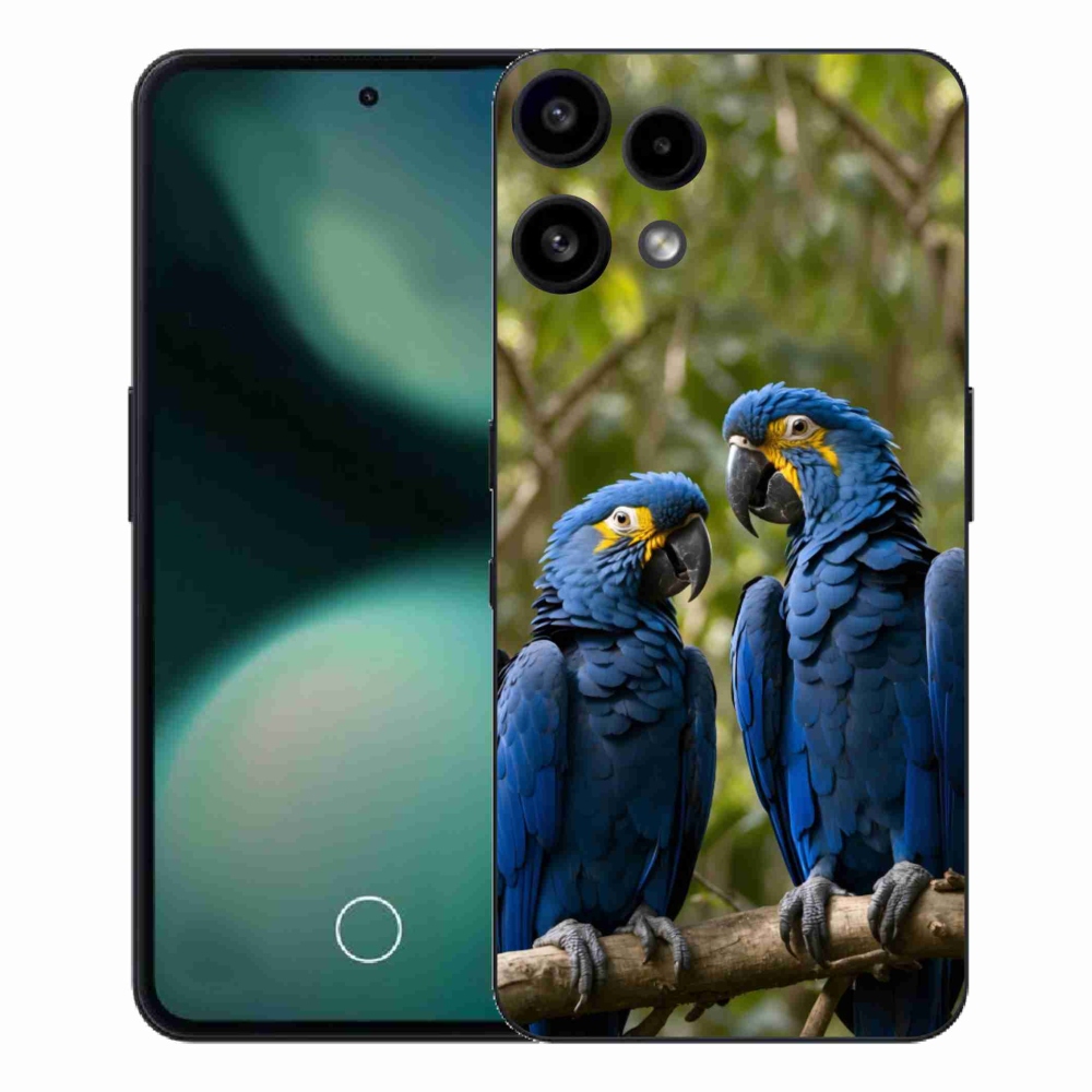 Zselés borítás mmCase a Nothing Phone (3a) Lite készülékhez - papagáj duo
