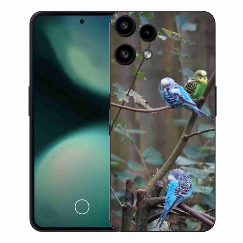 Zselés borító mmCase a Nothing Phone (3a) Lite készülékhez - papagájok az ágon