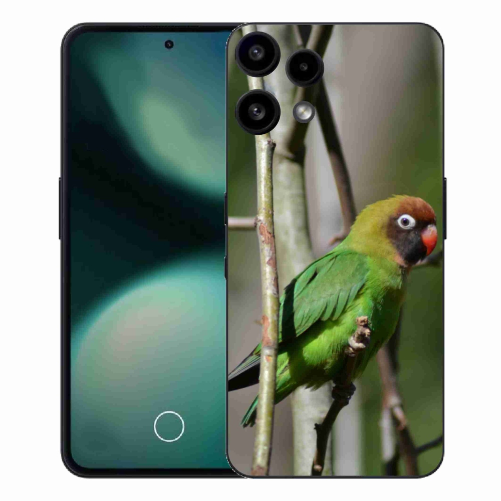 Zselés borítás mmCase a Nothing Phone (3a) Lite készülékhez - papagáj agapornis