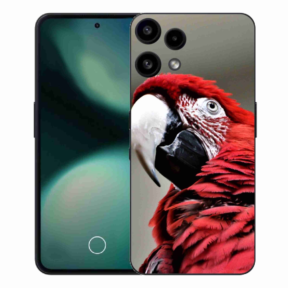 Zselés borítás mmCase a Nothing Phone (3a) Lite készülékhez - papagáj ara piros
