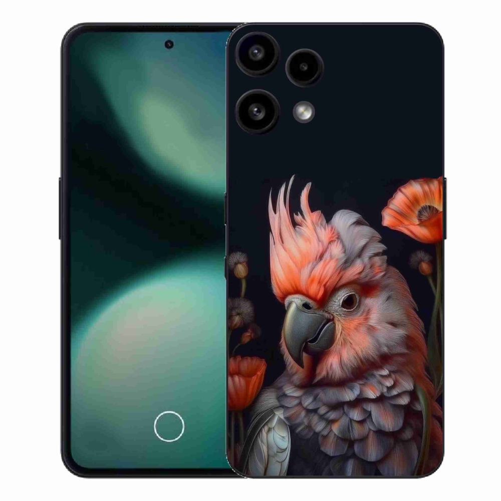 Zselés borítás mmCase a Nothing Phone (3a) Lite telefonhoz - kakadu papagáj színekben