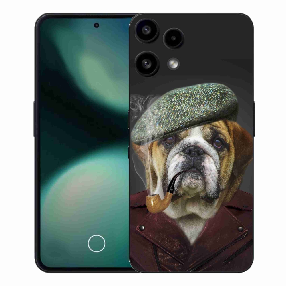 Zselés borítás mmCase a Nothing Phone (3a) Lite készülékhez - kutya csővel