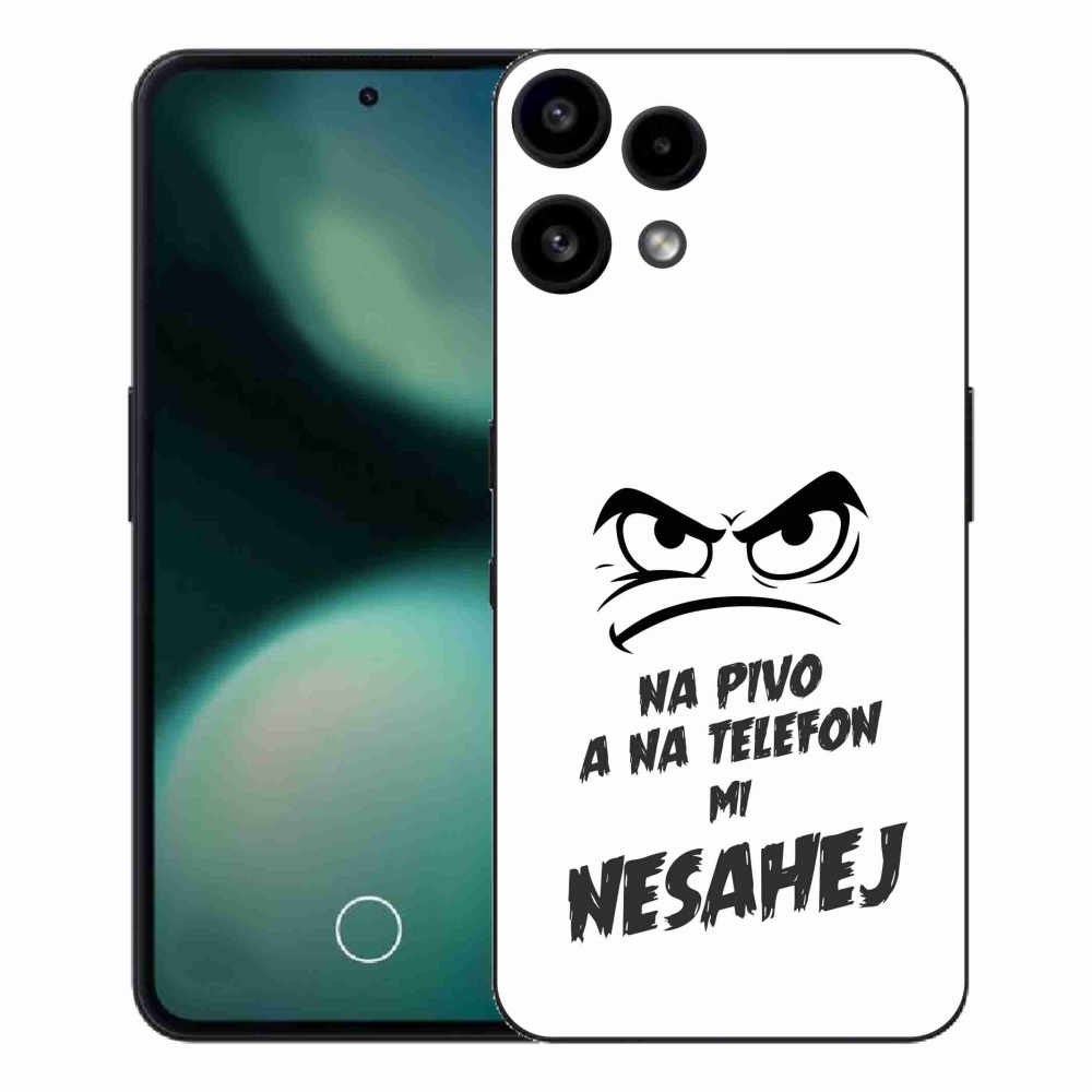 Zselés borító mmCase a Nothing Phone (3a) Lite készülékhez - sör motívum 2 fehér háttér