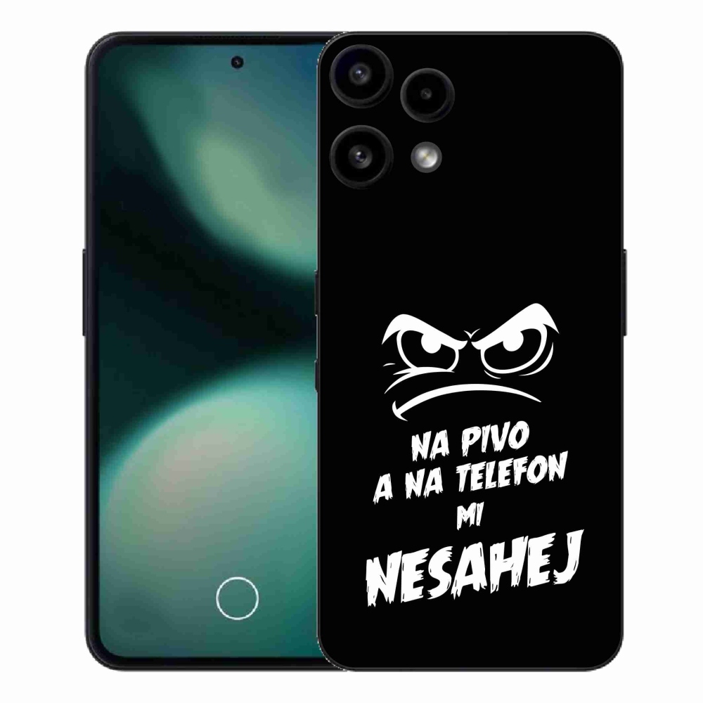 Zselés borító mmCase a Nothing Phone (3a) Lite készülékhez - sör motívum 2 fekete háttér