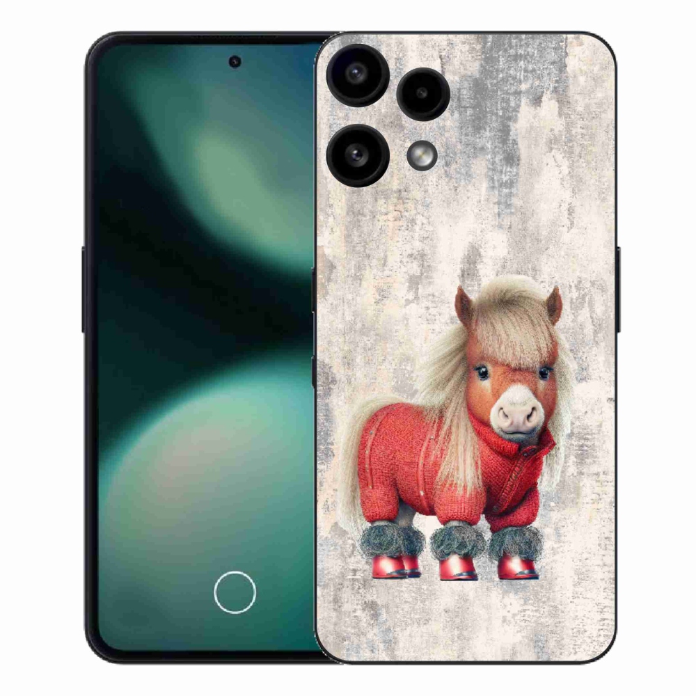 Zselés borítás mmCase a Nothing Phone (3a) Lite telefonhoz - póni pulóverben