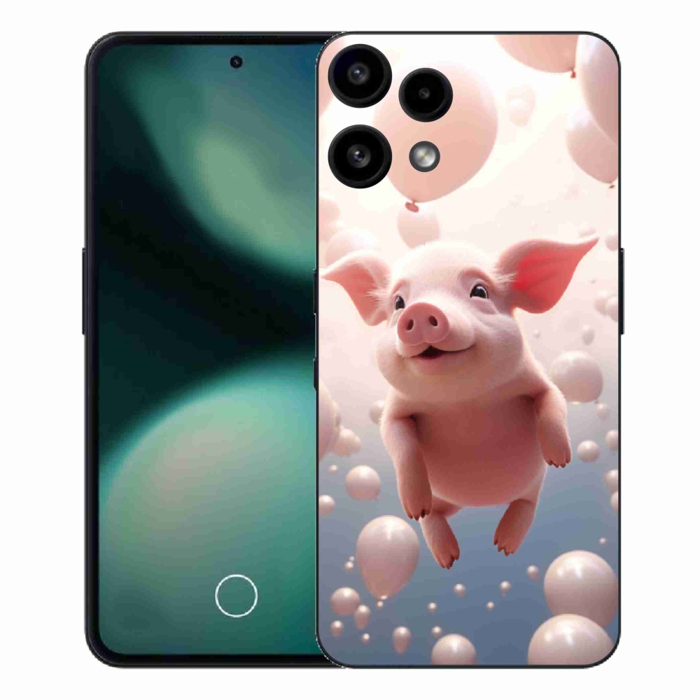Zselés borítás mmCase a Nothing Phone (3a) Lite készülékhez - malacka lufikkal