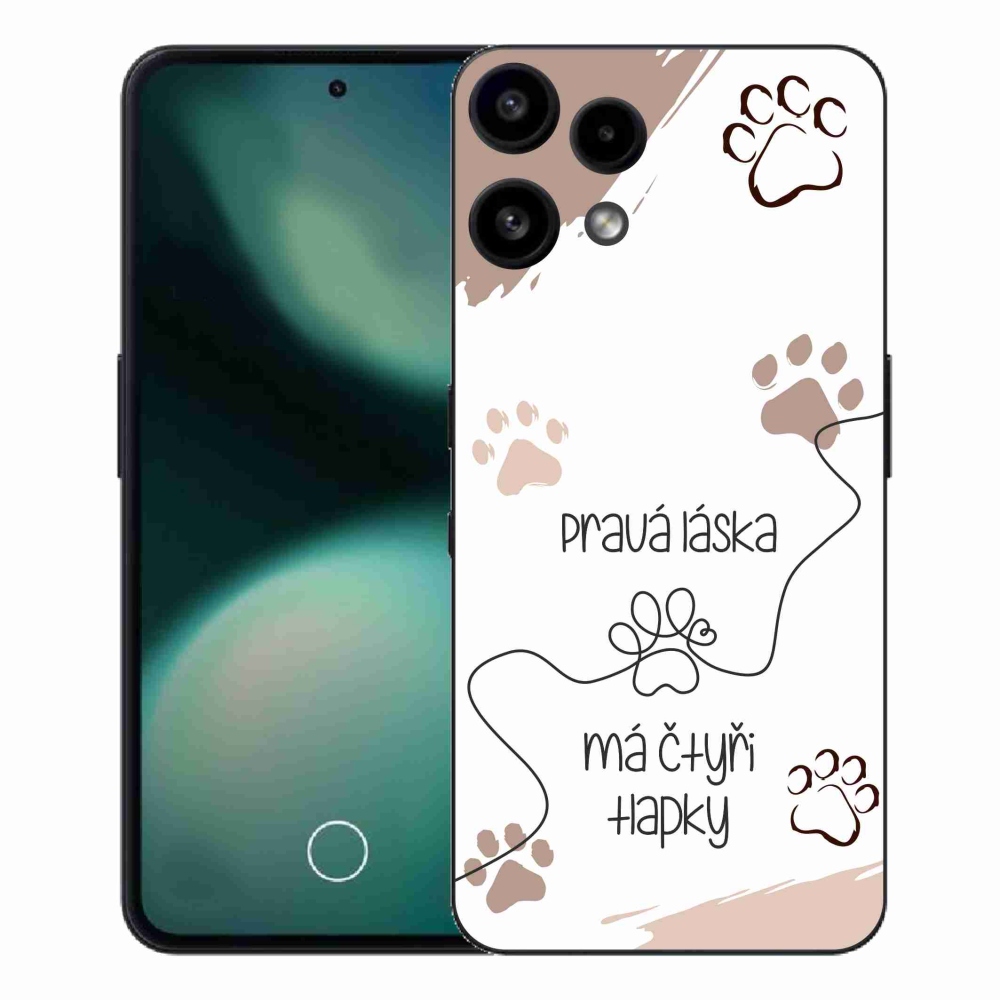 Zselés borító mmCase a Nothing Phone (3a) Lite készülékhez - kutyamotívum 1 fehér háttér